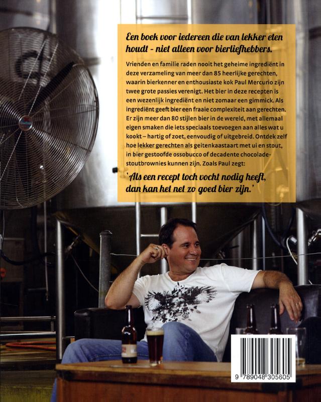 Koken met bier achterkant