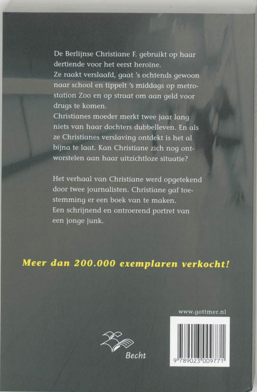 Christiane F. achterkant