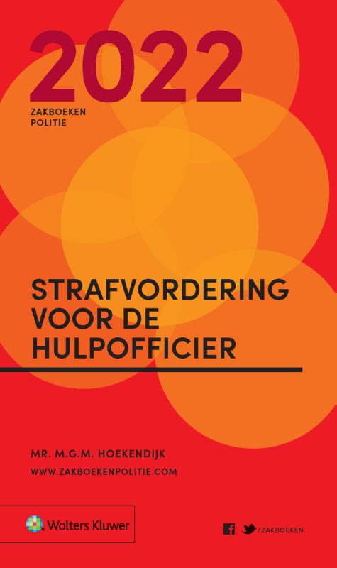 Zakboek strafvordering voor de hulpofficier 2022