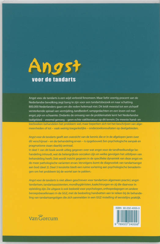 Angst Voor De Tandarts achterkant