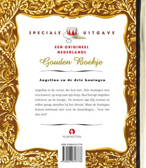 Angelino en de drie koningen / Gouden Boekjes achterkant