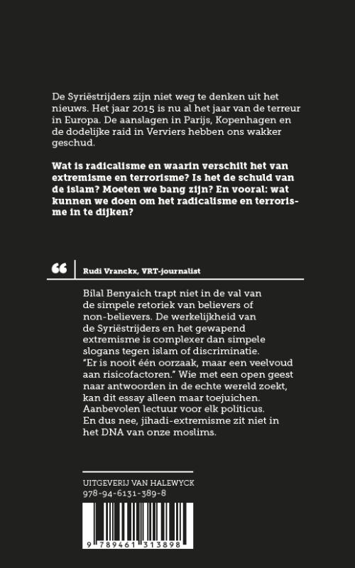 Racicalisme, extremisme, terrorisme achterkant