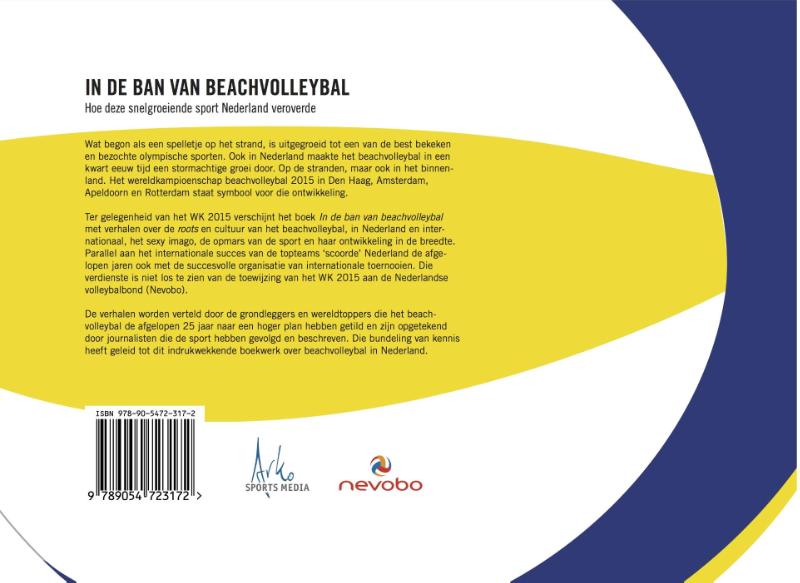 In de ban van beachvolleybal achterkant