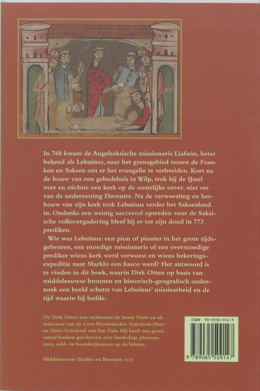 Lebuinus, een gedreven missionaris / Middeleeuwse studies en bronnen / 92 achterkant