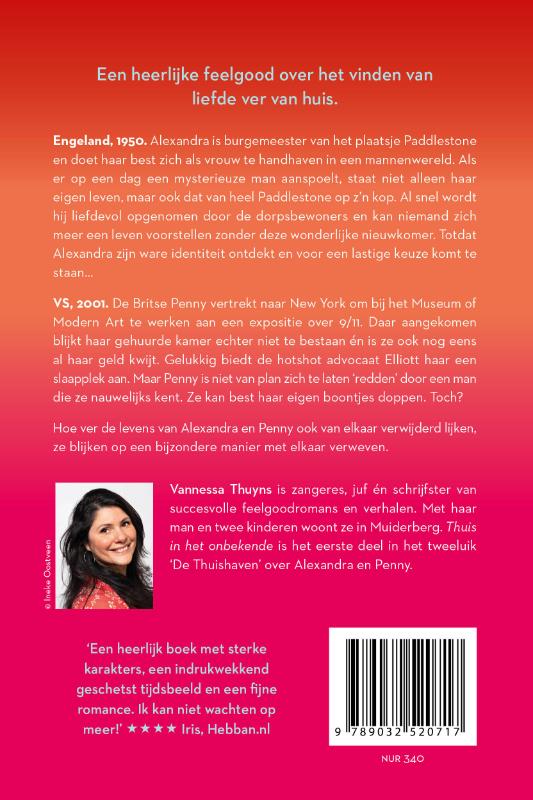 Thuis in het onbekende / De thuishaven serie / 1 achterkant