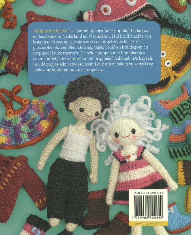 Amigurumi aankleedpopjes achterkant