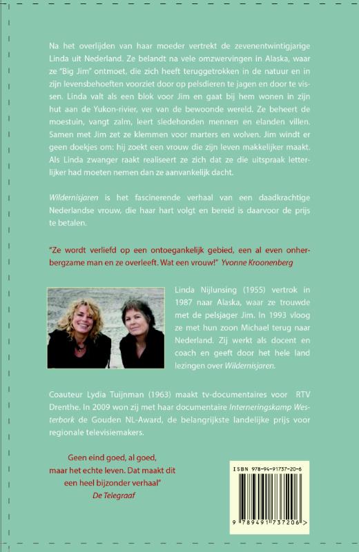 Wildernisjaren achterkant