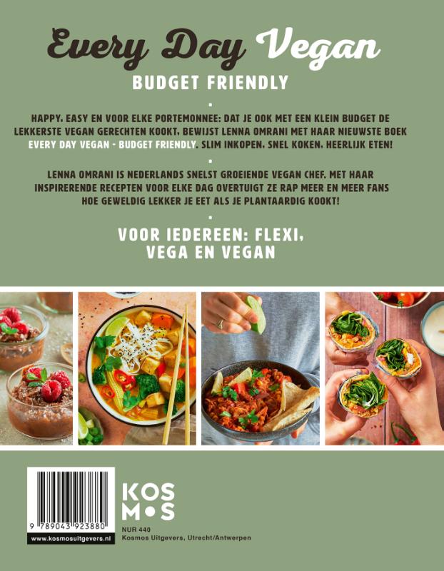 Every Day Vegan Budget Friendly achterkant