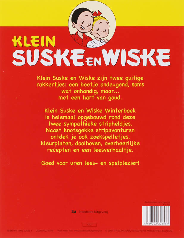 Klein Suske en Wiske / Winterboek / Klein S&W achterkant