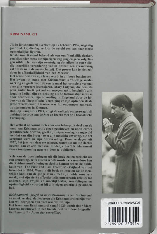 Krishnamurti achterkant