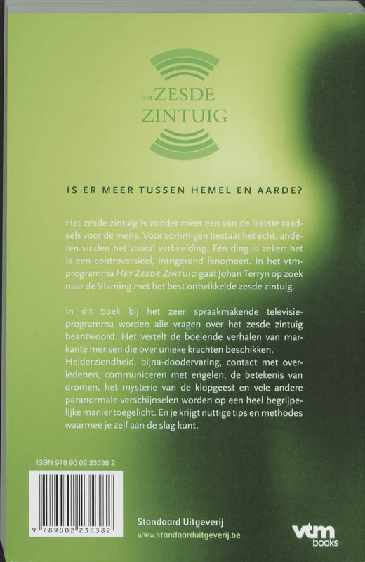 Het zesde zintuig achterkant