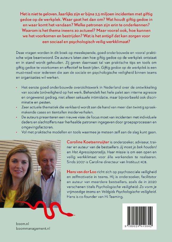 Giftig gedoe op de werkplek achterkant