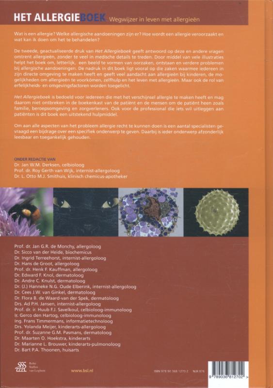 Het allergieboek achterkant