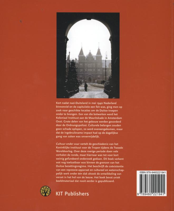 Cultuur Onder Vuur achterkant