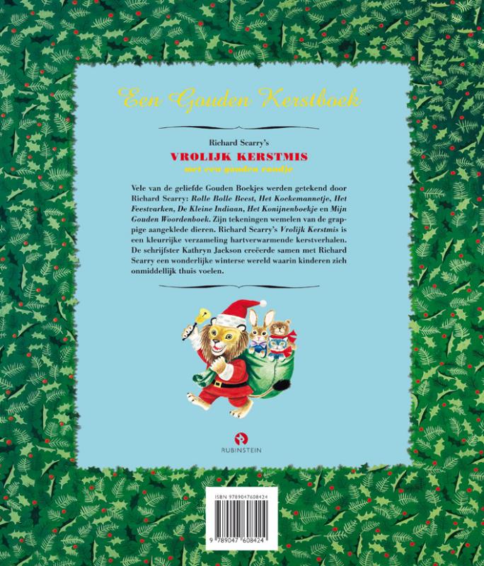 Vrolijk Kerstmis achterkant