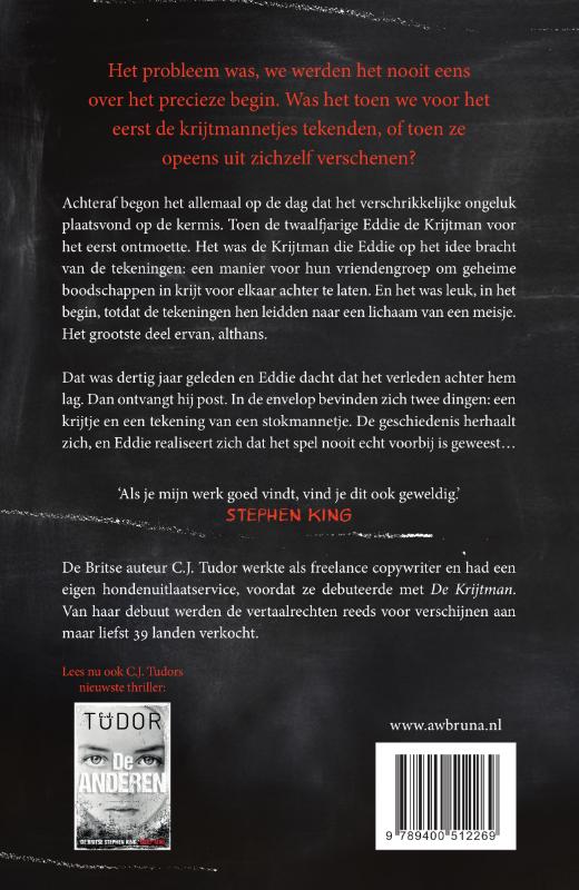 De Krijtman achterkant