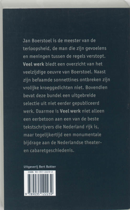 Veel werk achterkant