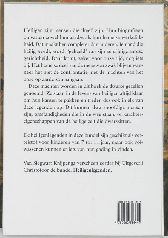 Heiligen en hun dwarse gezellen achterkant