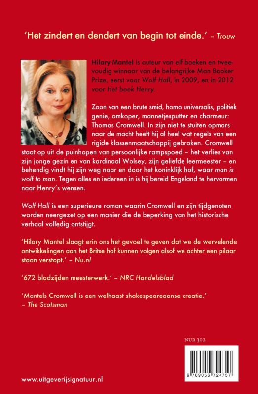 Wolf Hall achterkant