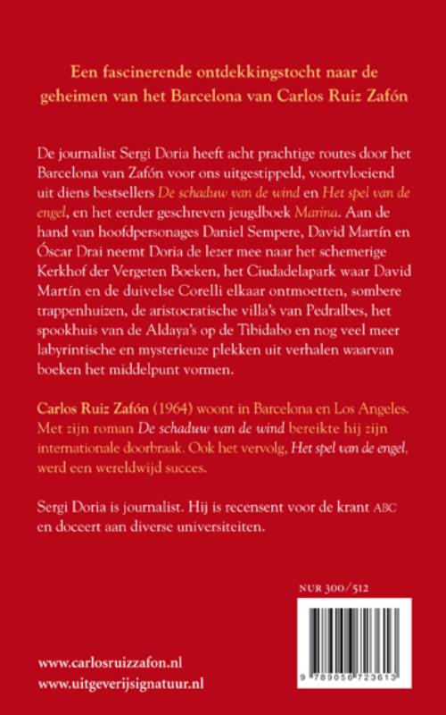 Het Barcelona Van Carlos Ruiz Zafón achterkant