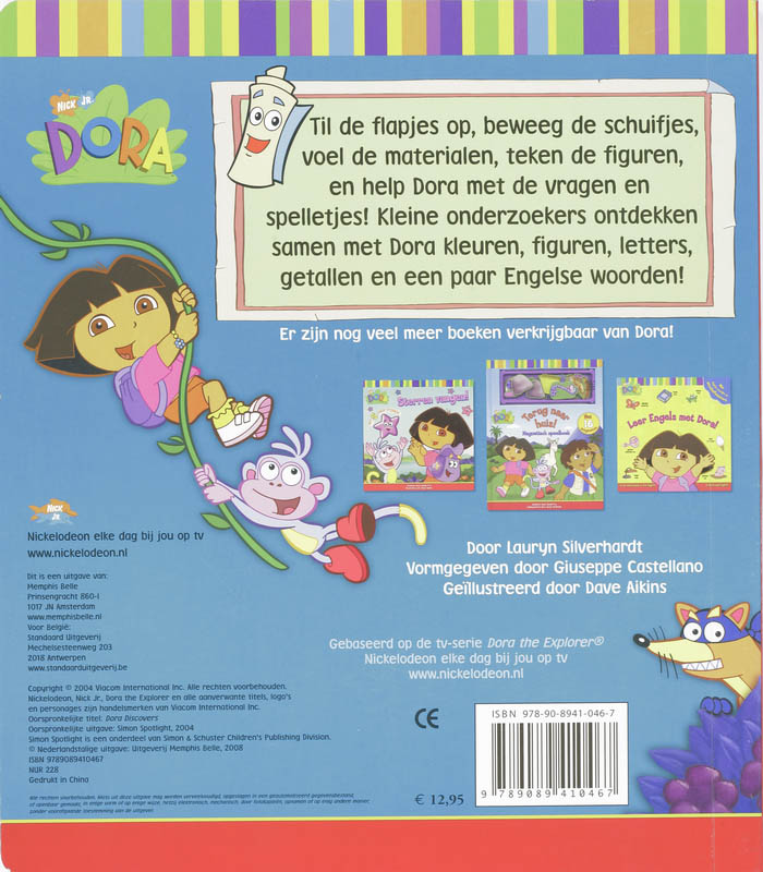 Dora op ontdekkingsreis / Dora achterkant