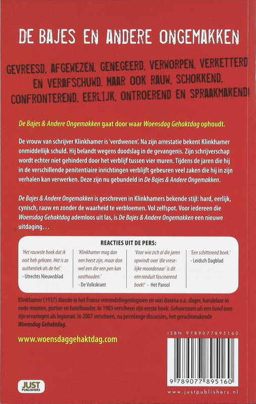 De bajes en andere ongemakken achterkant