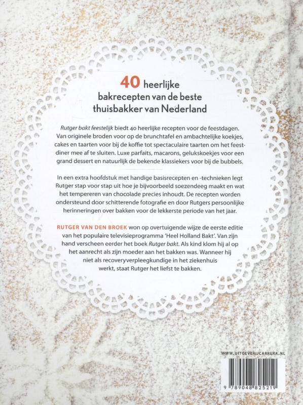 Rutger bakt feestelijk achterkant