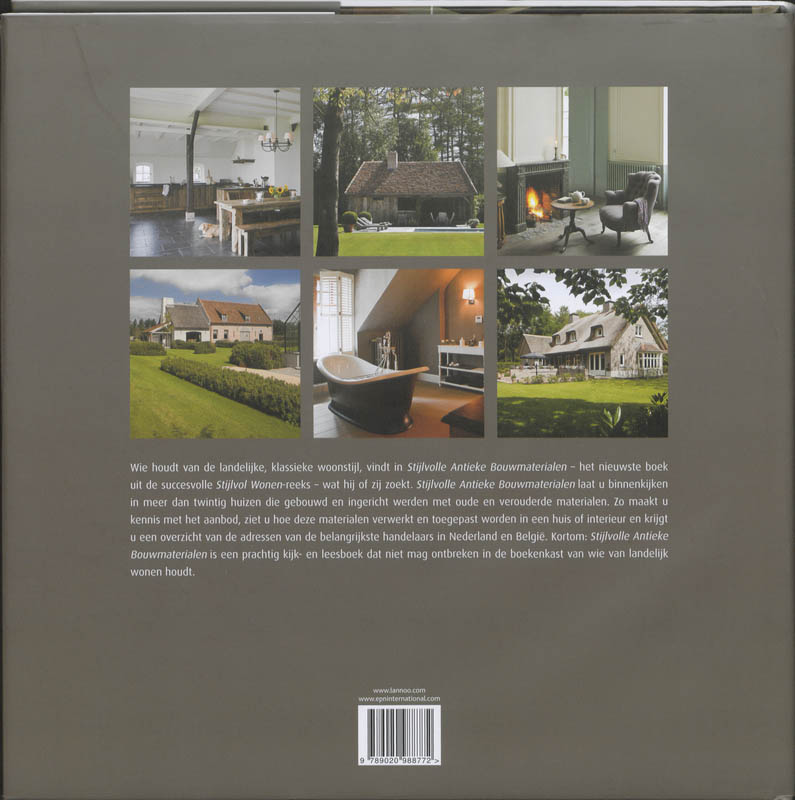 Stijlvol wonen antieke bouwmaterialen achterkant