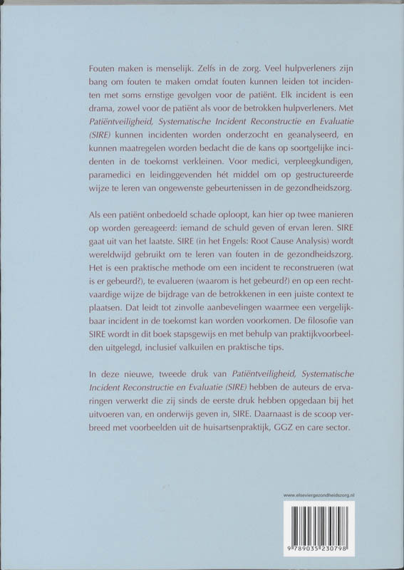 Patiëntveiligheid achterkant