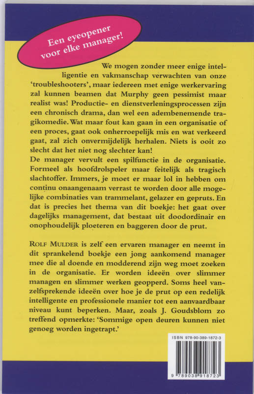 Elmar & management  -   Baggeren door de prut achterkant