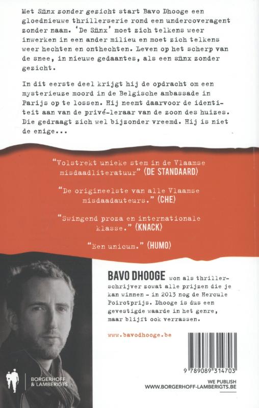 Sfinx zonder gezicht achterkant