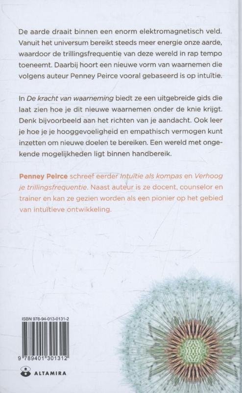 De kracht van waarneming achterkant