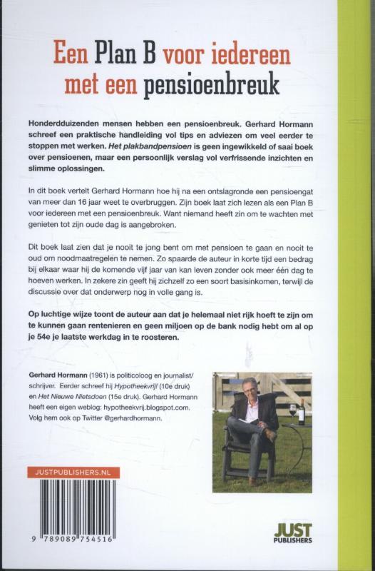 Het plakbandpensioen achterkant