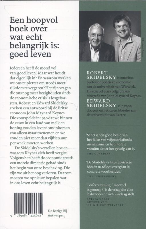 Hoeveel is genoeg? achterkant