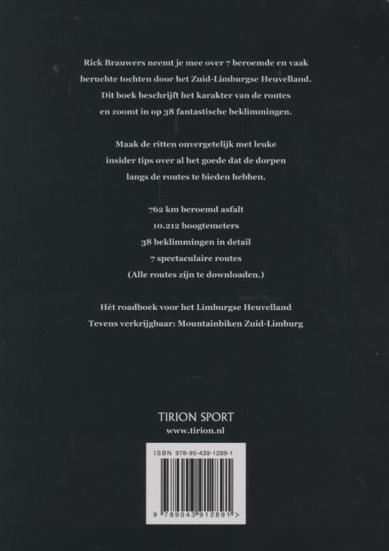 Racefietsen Zuid-Limburg achterkant