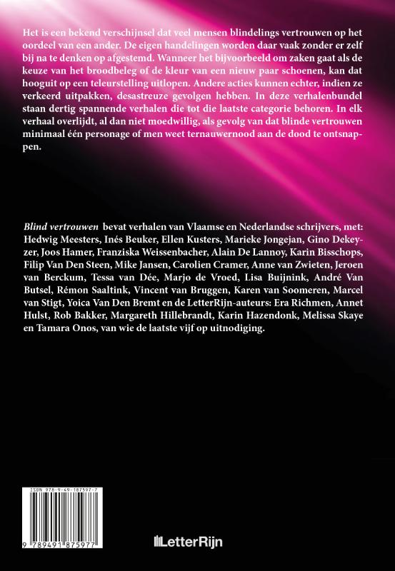 Blind vertrouwen achterkant