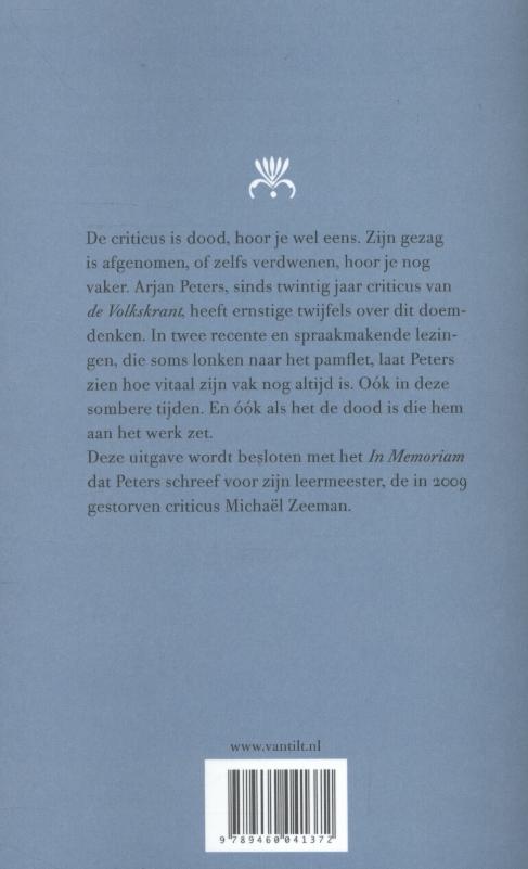 Kreten uit een urn achterkant