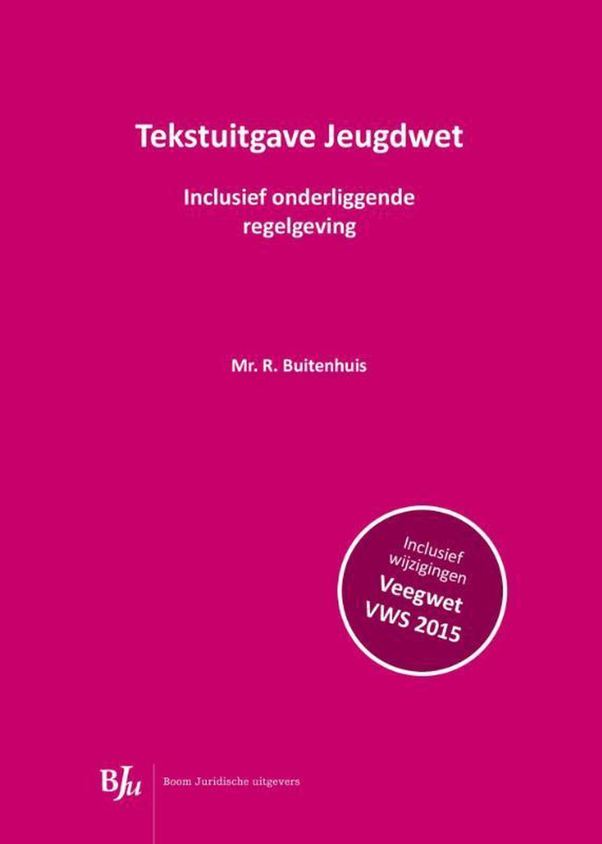 Tekstuitgave Jeugdwet