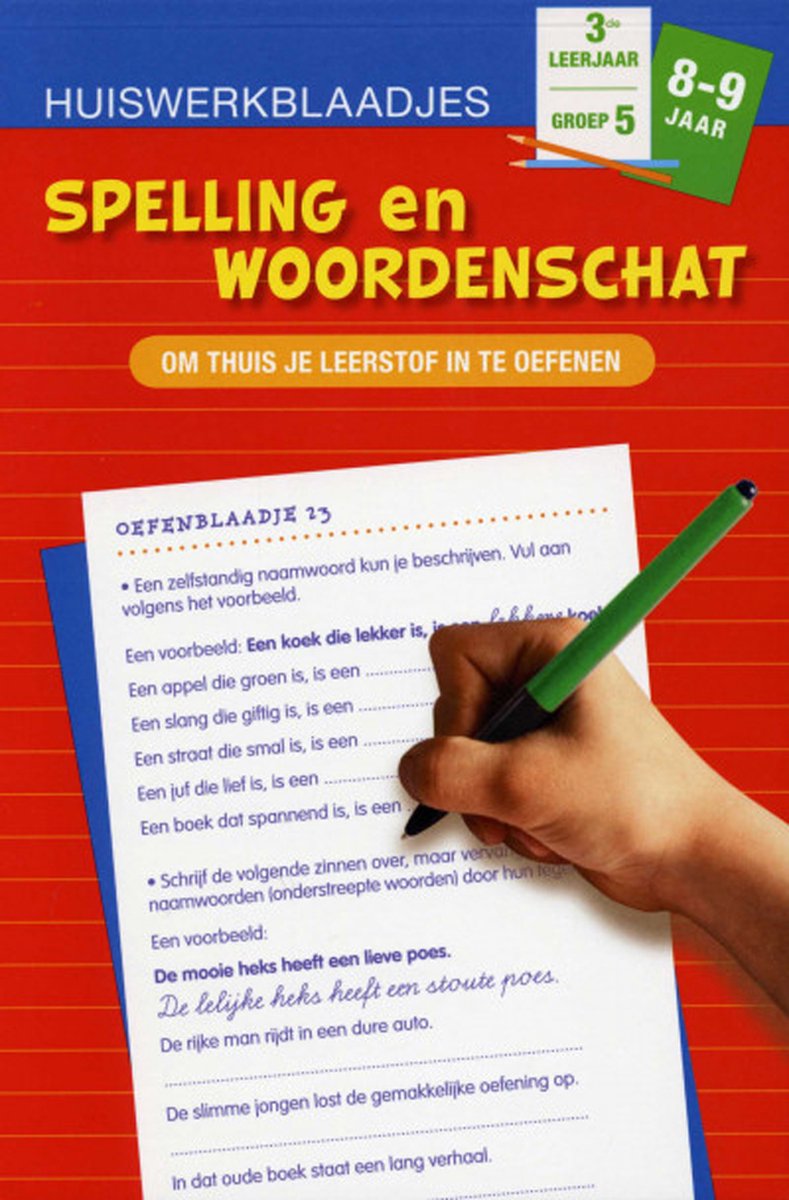 Huiswerkblaadjes 8 tot 9 Jaar Spelling