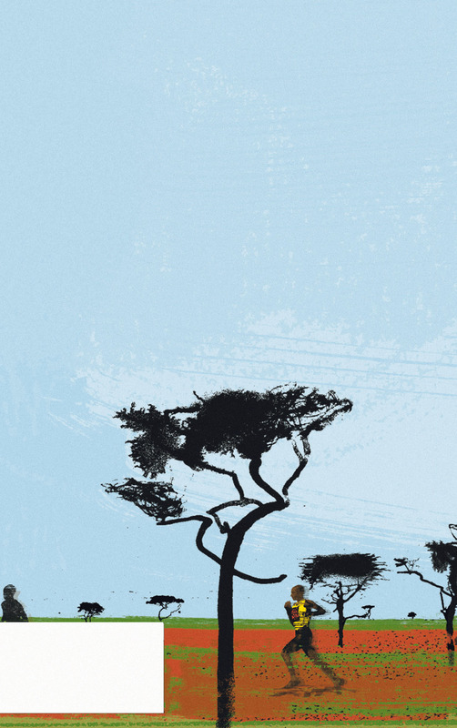 Lopen met de Kenianen achterkant