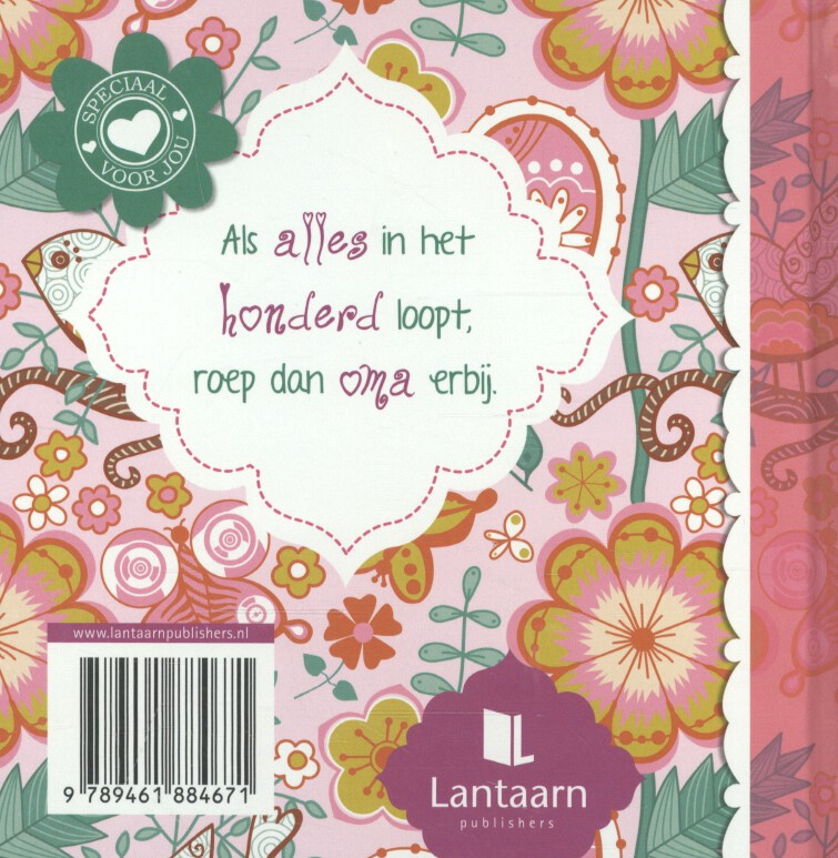 Voor de liefste oma achterkant