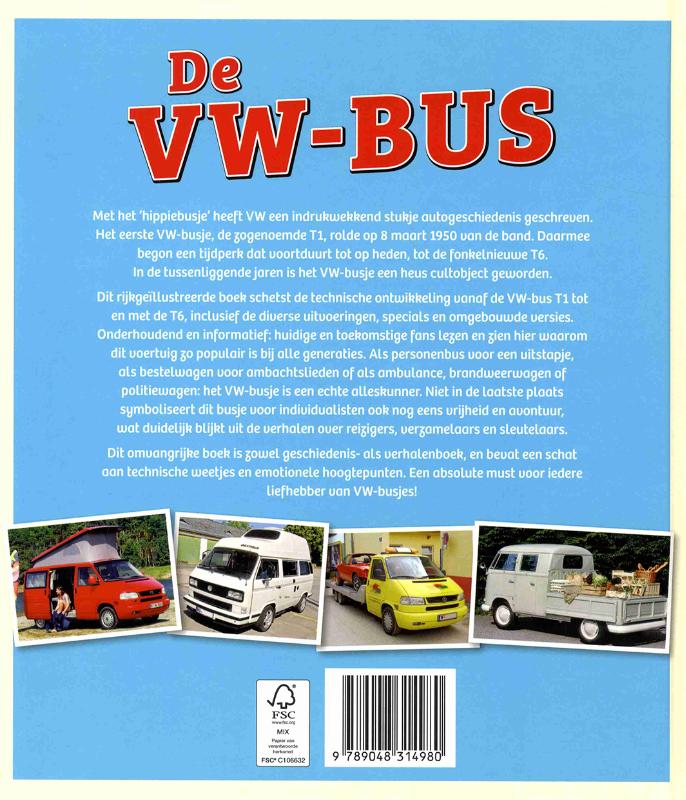 De VW-bus achterkant