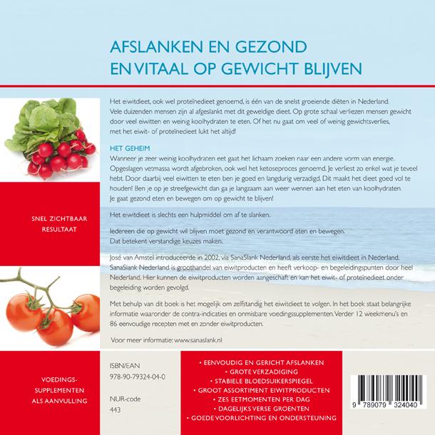 Afslanken met het eiwitdieet achterkant