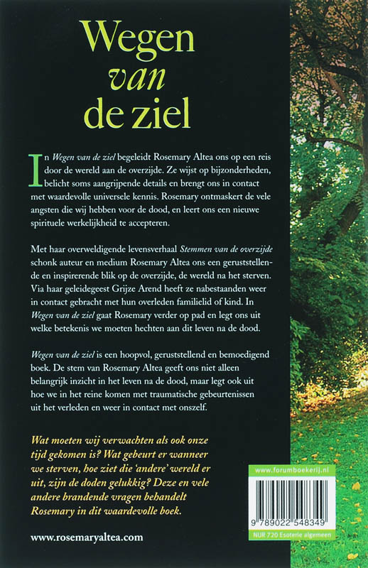 Wegen Van De Ziel achterkant