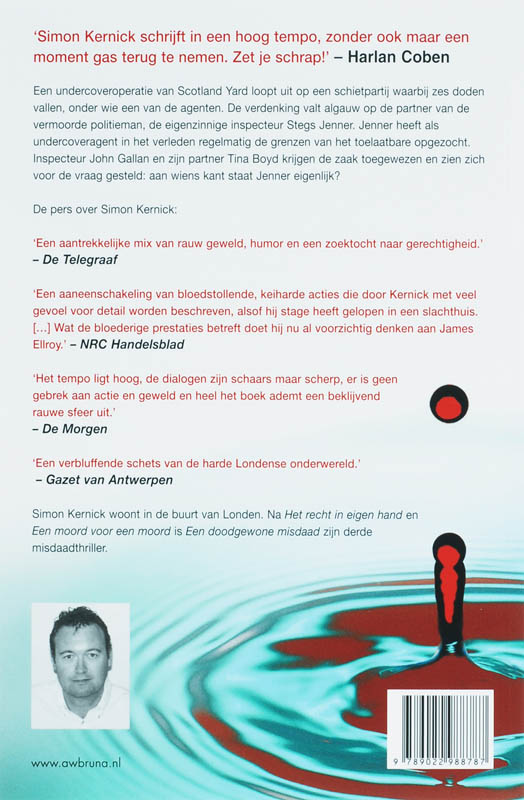 Een Doodgewone Misdaad achterkant