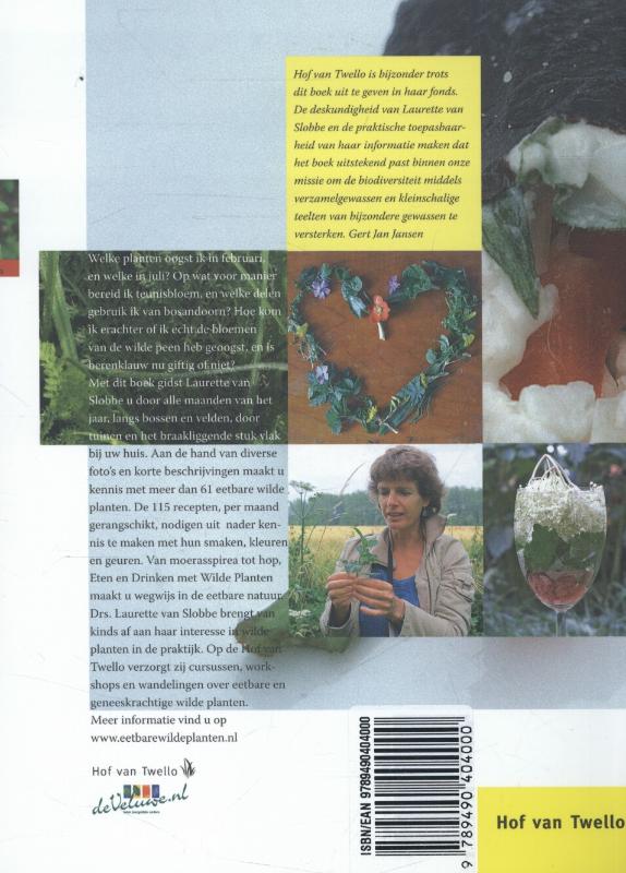 Eten en drinken met wilde planten achterkant