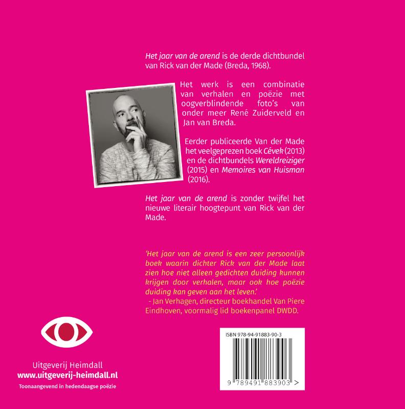 Het jaar van de arend achterkant