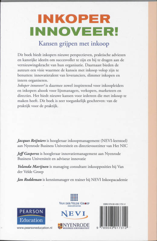 Inkoper innoveer ! achterkant