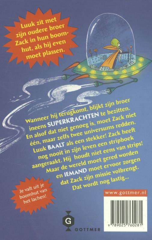 Mijn broer is een superheld achterkant