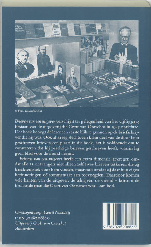 Brieven van een uitgever achterkant